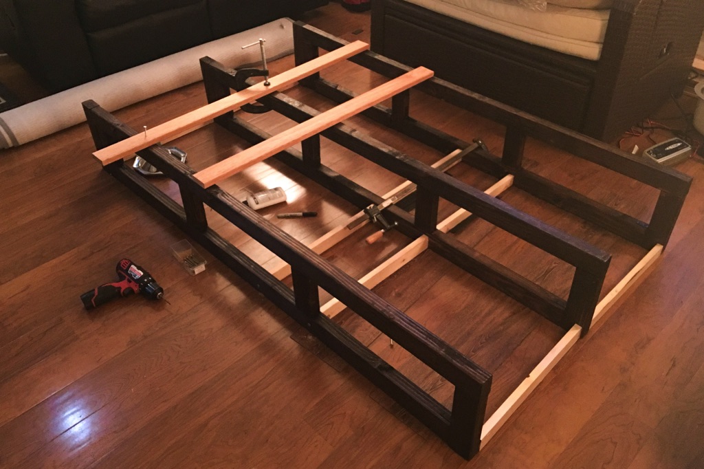 van bed framework