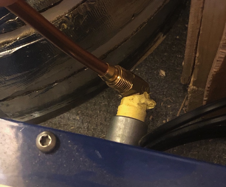 propane leak avoidance material