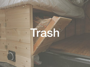 DIY Trash bin for van